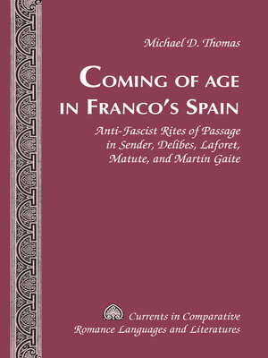 cover image of Coming of Age in Francos Spain
